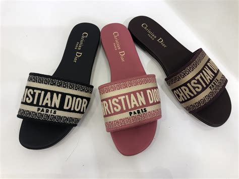 christion dior slippers|christian dior slippers authentic.